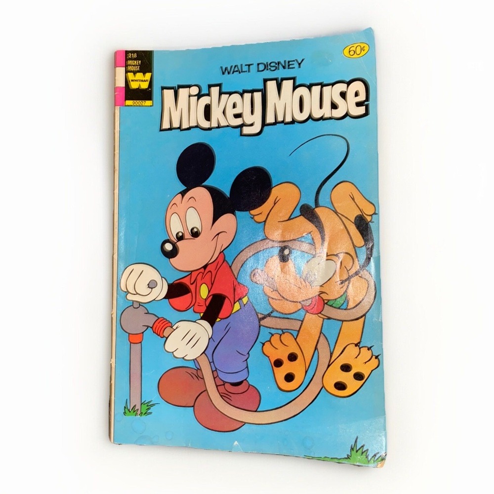 Vintage Walt Disney Mickey Mouse Comic Book 1980 Issue 218 Whitman